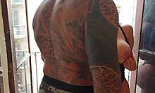 blondie fesser screams on rob diesel's huge oiled cock