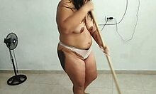 exhibitionist latina bbw shakes huge ass for neighbor's hungry eyes pov