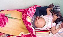 Horny Indian Husband Oils 9 Month Pregnant Wife Missionary With Coconut Oil Dirty Talk