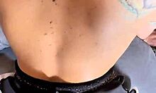 chilean couple cleans then switches to wife bent over anal doggystyle in bedroom sheer