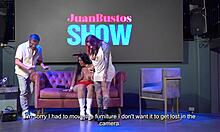 Lalucero gulps dick on dominatrix orders during juan bustos christmas show