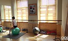 tina crams big hard dick deep down her cock-hungry teen throat