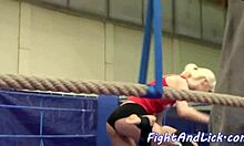 Euro Lesbians Wrestle Oral