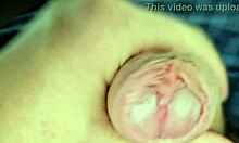 Edging unleashes tons of precum from my monster daddy cock