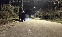 blowjob on street with hot police watching!!