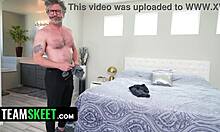 Mr Mancini rams hard cock deep into babysitter's tight teen pussy urges