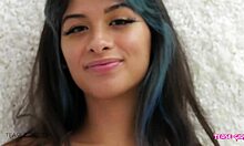 Hey Daddy, This Horny Brunette Teen On Sofa Needs Your Cum Swallow Now?