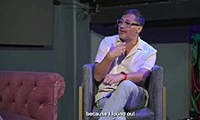 Lalucero gulps dick on dominatrix orders during juan bustos christmas show