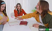 I couldn't resist when stepbro dared me to suck his cock hard