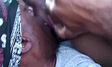 shy ebony beauty learns deepthroat on monster african cocks during wild sex safari orgy