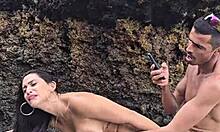 transei com essa latina gostosa de biquini na praia dando boquete 🏖️🍆💦