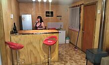 stepmom sneaks for water so i secretly fuck her pussy?