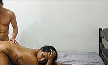 we double penetrate hot argentinian slut while boyfriend watches