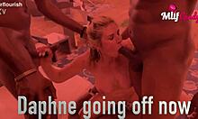 daphne dreams takes first bbc gangbang outdoors with tall model