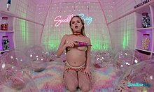 aww coco lovelock's sweet pussy squirts for stepdad 😍💦