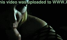 cristall princess delivers sensual lipstick blowjob close-up