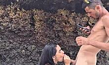 transei com essa latina gostosa de biquini na praia dando boquete 🏖️🍆💦