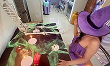 Halloween orgy bash with dripping wet pussies monster cocks and group moans 🎃🍆💦👻