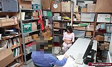 that sneaky 19yo latina thief takes a hard pussy pounding