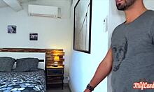 aur�l the joviale blonde milf loves sucking big cocks in lingerie