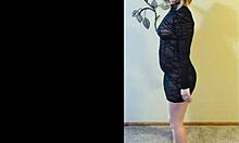 Scarlettraven Rips Clothes in Hot Milf Striptease