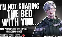 forced sharing bed with cocky enemy... he grabs me rough m4f audio 😩