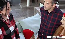 Thanksgiving Threesome: Riley Jean, Serena Hill, Violet Spice Submit