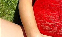 pov risky public outdoor fuck sprays huge squirts everywhere with lenushka doll