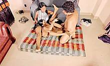 uttaran20 caught cheating in wild threesome fucking two wet pussies deep