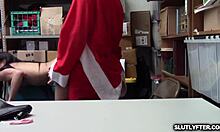 hey undercover santa you ready for katya rodriguez's deepthroat blowjob