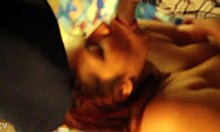 Young black ghetto slut trades blowjob for cash with hood stud