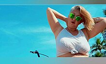 Bebezita Baby Flaunts Huge Natural Tits Big Pussy Lips