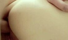 omg this tongued teen babe with tattoos fingers small tits and takes hot cum 💦👅😍