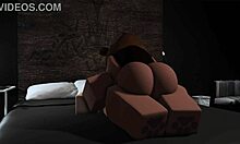 bear girl femdom rides and handjobs boyfriend's monster cock