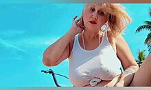 Bebezita Baby Flaunts Huge Natural Tits Big Pussy Lips