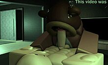 bear girl femdom rides and handjobs boyfriend's monster cock