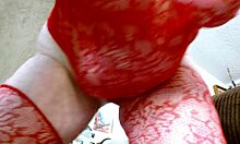 dawnskye1962 giantess towers huge in red lingerie hairy beaver