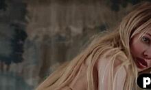 petite blonde wanna see this model strip outdoors hot?