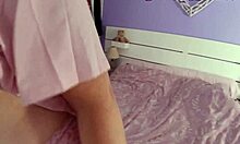 step sister wakes to face fuck and cum on fat ass