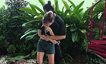 i spot this park beauty tie her up tickle moan outdoors