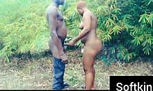 stepsis drags me into bushes craving my long thick cock deep inside her wet hole