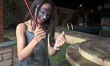 husband hookah chills lets friend fuck wife deepthroat desk cuckold