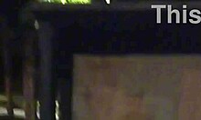 soccer field public facial cumshot almost caught outdoor flashing