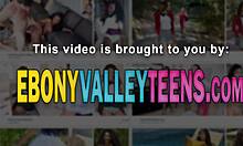 buxom black babe takes fat cock facial cumshot