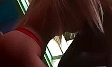 Blonde's Ass Stuffed Deep With Hand And Sex Toy