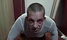 Bisexual crossdresser mark wright takes ass fuck ass to mouth then swallows piss cum