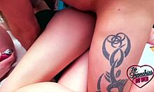 alva oletsha and stella dive into scorching lesbian threesome blonde redhead lingerie frenzy