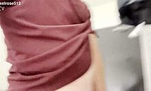 Daring guy strokes big cock in public outdoor solo thrill