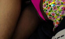 close-up view of ebony latina's big ass shaking wildly on monster black cock deep penetration dripping wet