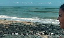 lost beach girl tempts tour guide into steamy fuck